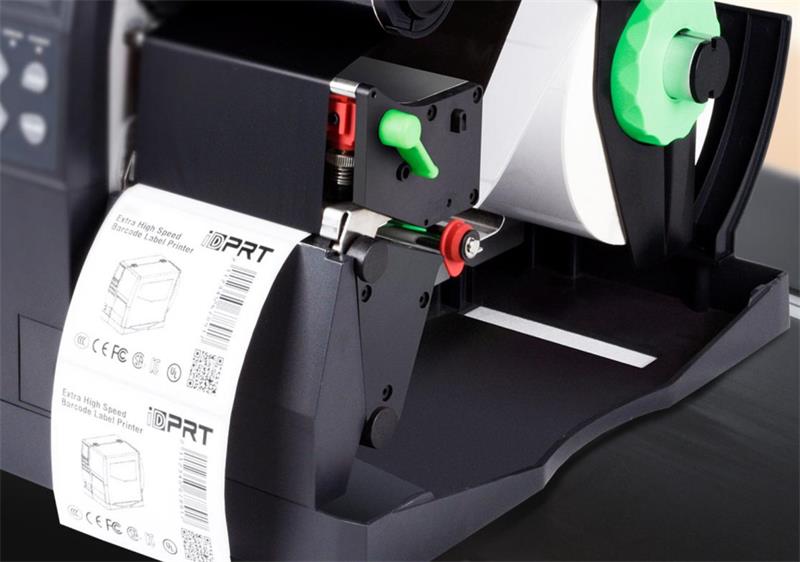 idprt industrial barcode printer iX4P prints barcode labels