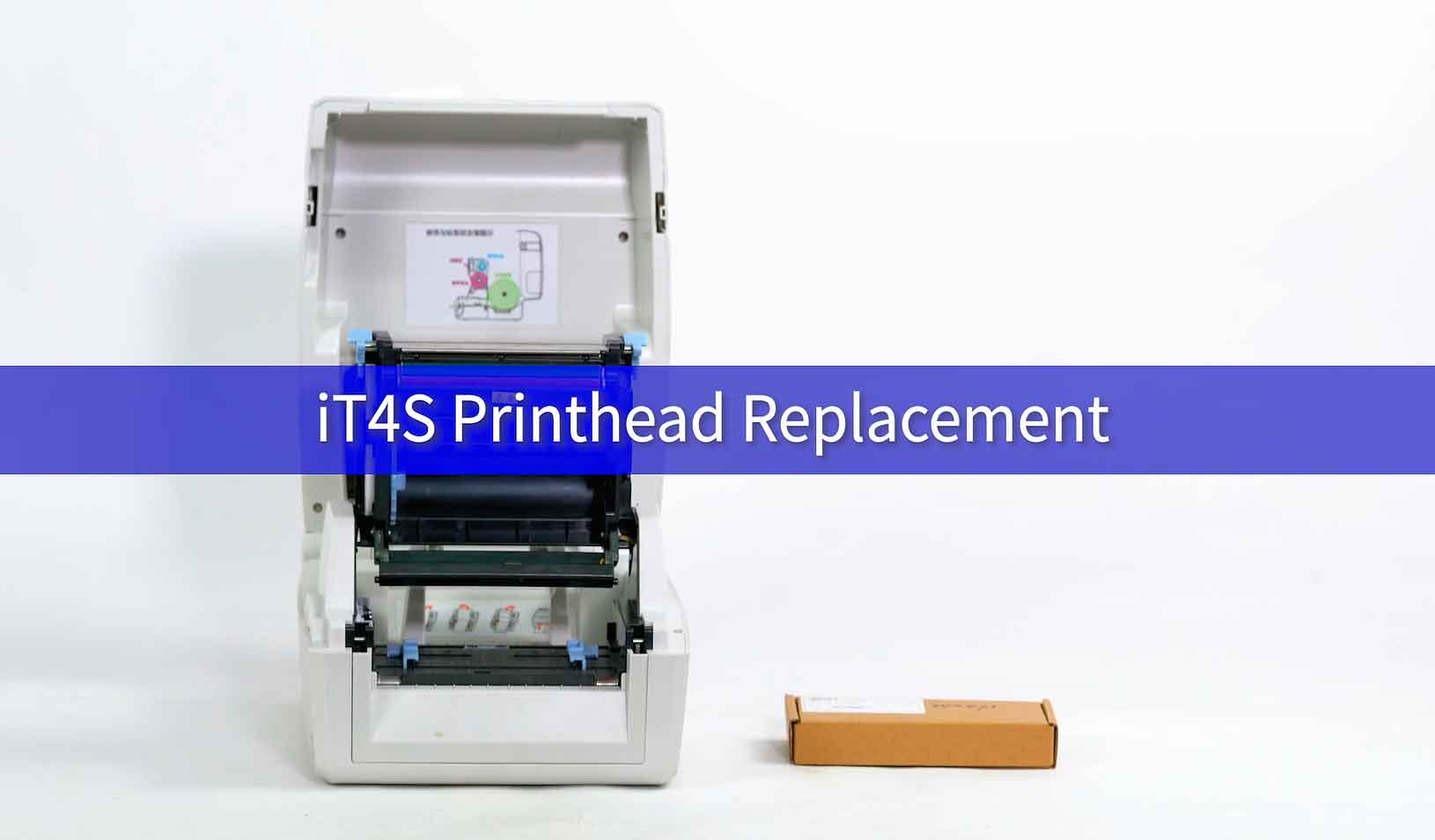 iDPRT iT4S Desktop Barcode Printer Printhead Replacement