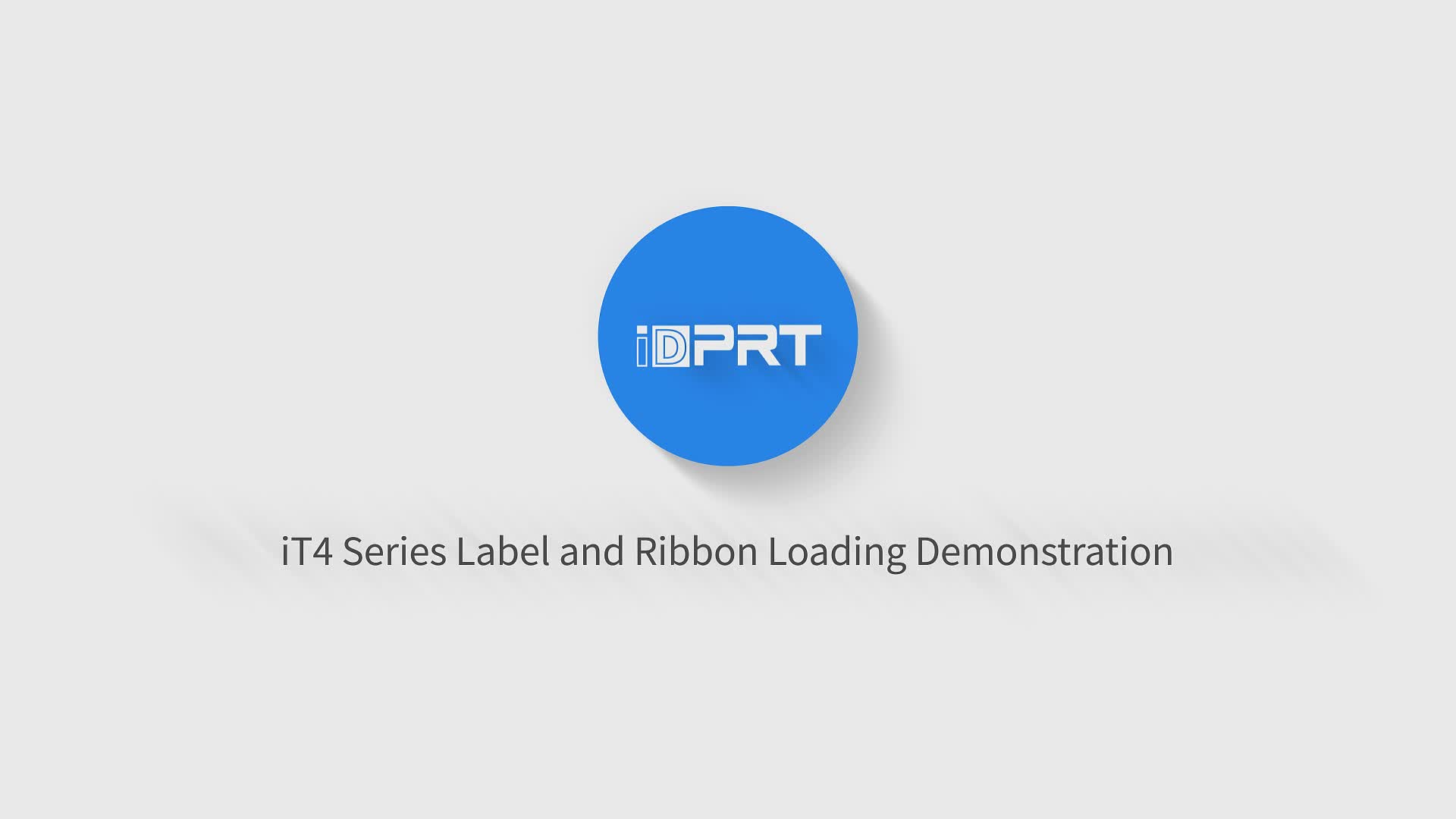 iT4 Series Barcode Printer Label and Ribbon Loading