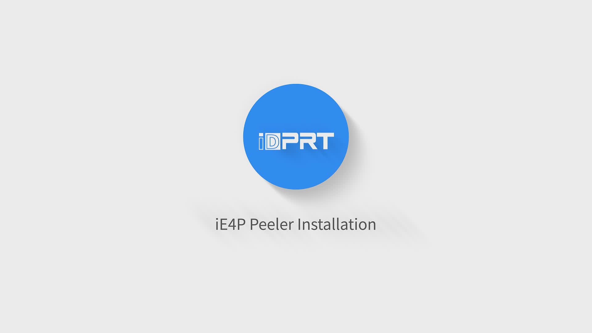 iE4P Thermal Transfer Barcode Printer Peeler Installation