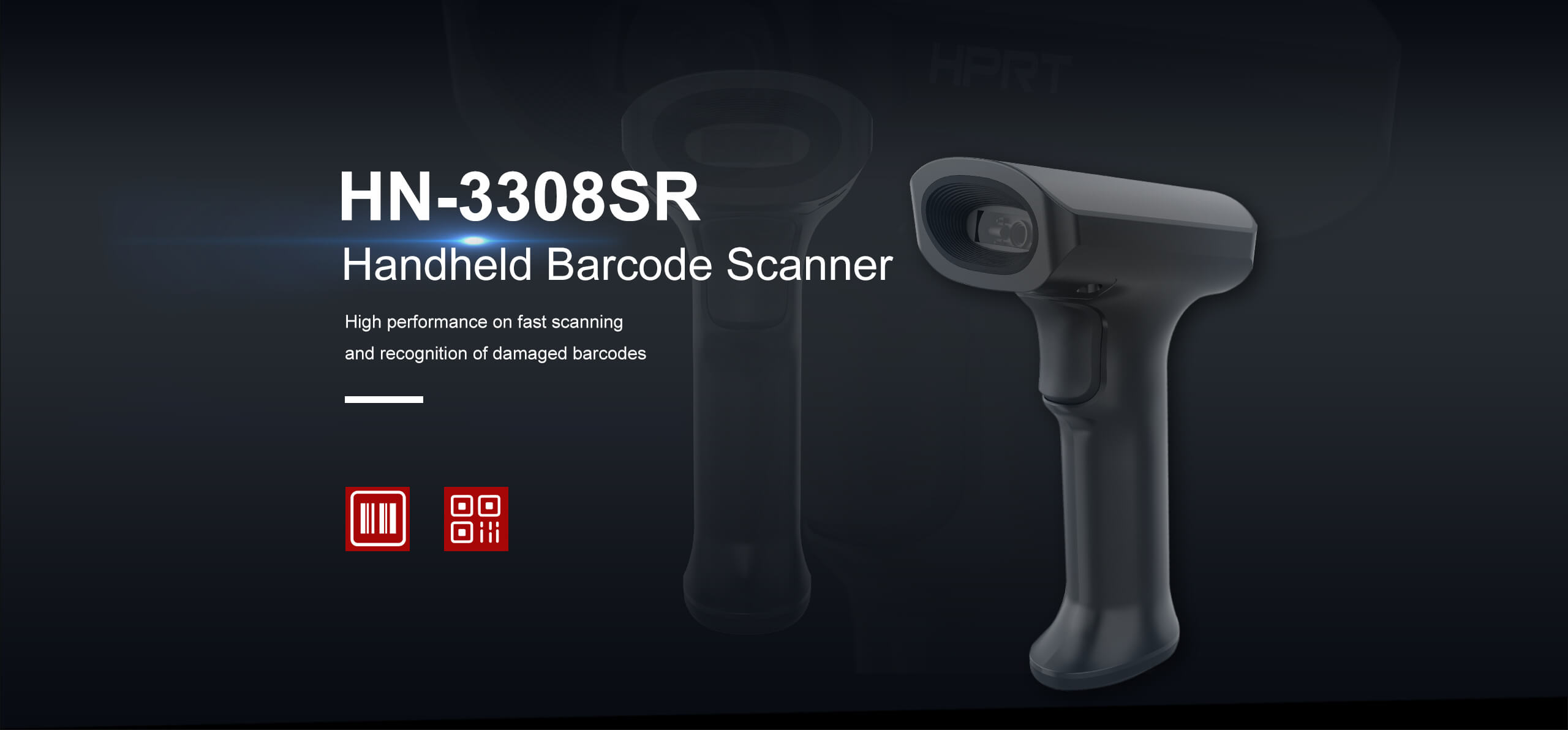 iDPRT HN-3308SR 2D Barcode Scanner