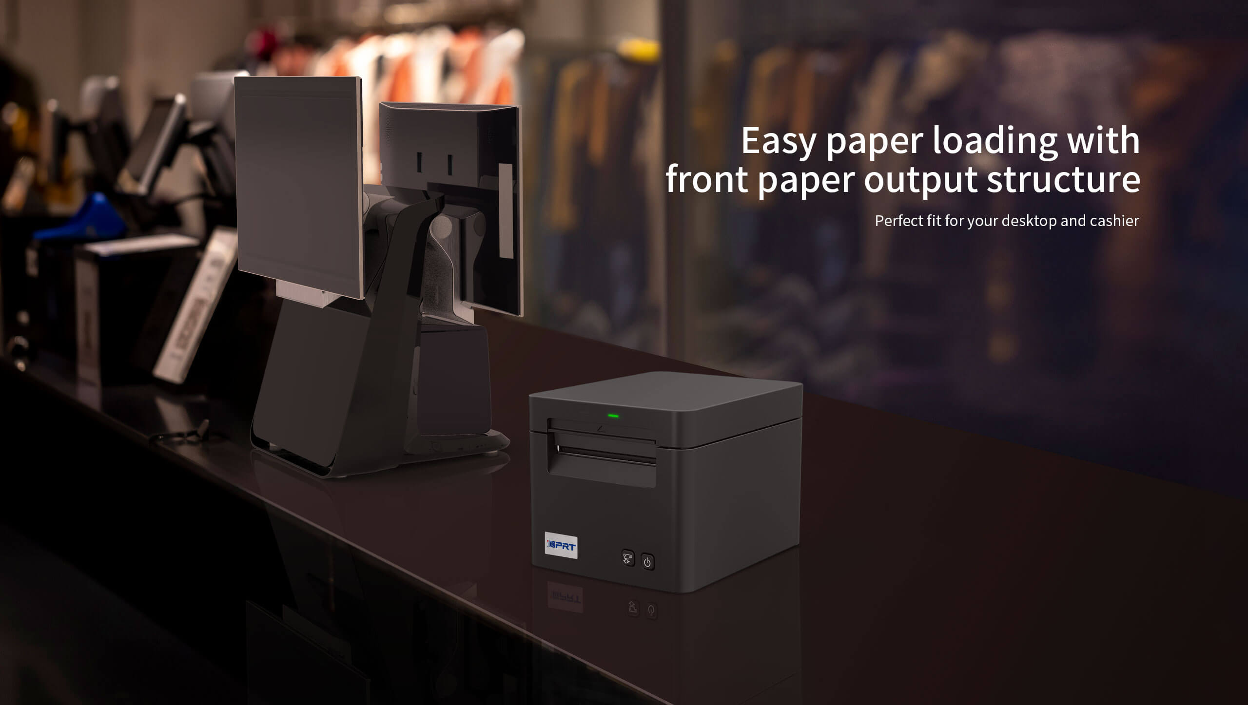 desktop cashier receipt printer SP900
