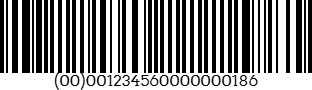 GS1-128 barcode example