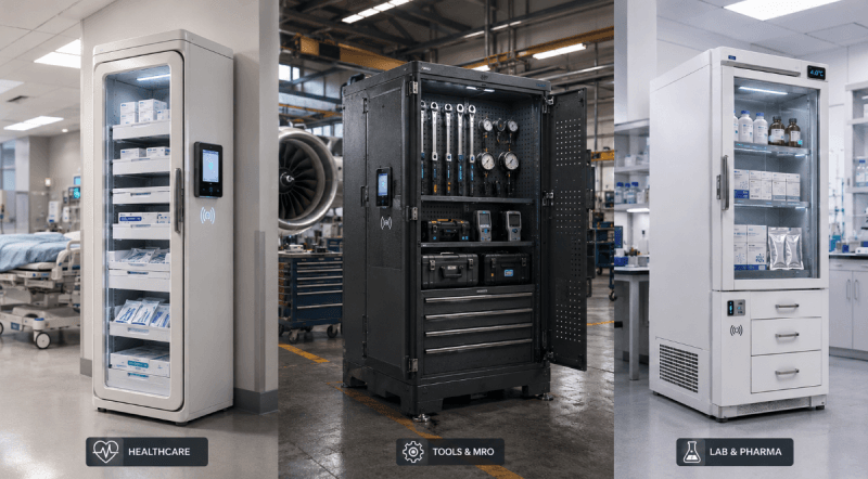 Industry Applications of RFID Smart Cabinets